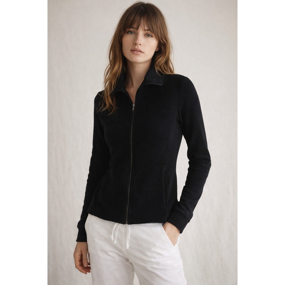 JAMES PERSE YOSEMITE Women's Black Zip Up Track Jacket Performance- Size S